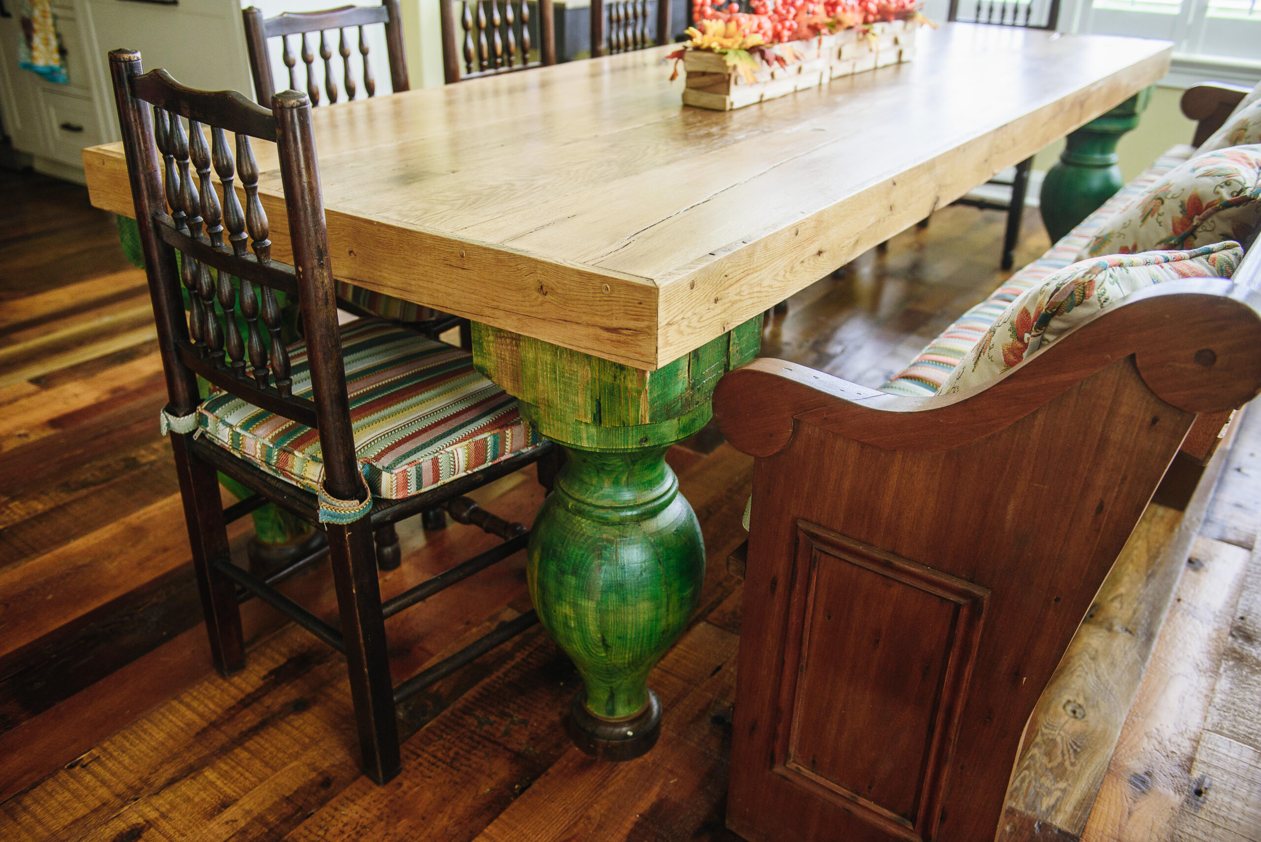 Tyler’s Wood Plank Tables